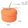 Cesta de almacenamiento de snacks de conejo de dibujos animados creativa con tapa cesta de almacenamiento de cuerda de algodón cesta de almacenamiento de tela cesta de almacenamiento de cosméticos para dormitorio