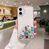 Funda para iPhone 16 con purpurina y diseño de arena movediza, transparente, de PC, cobertura total, para XSMAX, para comercio exterior.
