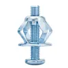 Tornillo de expansión de tuerca de pétalo de acero al carbono, perno de anclaje de expansión de pétalo zincado azul, perno de expansión combinado de dos piezas m4m5m6m8