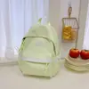 Mochila Estilo Coreano Estilo Ins con Adorno de Encaje Suave para Estudiantes de Secundaria, Bolso Escolar de Gran Capacidad para Niñas de Secundaria