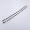 Tubo de Entrada de Água para Torneira Pia de Cozinha Tubo de Abastecimento de Água Quente e Fria Mangueira Flexível Trançada Pontiaguda de Aço Inoxidável 304