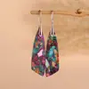 Estilo Étnico Geométrico Color Colgante Pino Emperador Pendientes de Mujer Pendientes Creativos