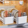 Almacenamiento de Platos Multiusos de Una Sola Capa Gabinete para Platos Escurridor de Platos Gabinete Pequeño Estante de Almacenamiento Cesta Escurridora para Fregadero de Cocina