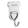 Gancho adhesivo resistente para cocina, baño, pared, puerta, poste, llave, sin perforaciones, sin costuras, resistente a la carga, gancho para colgar ropa