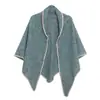 Comercio Exterior Nuevo de Alta Calidad Europeo y Americano Otoño e Invierno Bufanda Chal Triangular Grande para Mujer Venta al por Mayor Personalización Fabricante