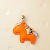 Hazte Rico Inmediatamente, Pareja de Dibujos Animados de Cuero, Exquisitos Accesorios de Colgante Pequeño, Cadena de Bolso de Gama Alta, Llavero Creativo para Coche