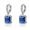 Desejo Transfronteiriço Comércio Exterior Hot Supply Arco-íris Cor Zircão Brincos Moda Personalidade Brincos Diamante Brincos Femininos