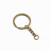 Llavero plano personalizado de fábrica, accesorio para llavero, anillo de metal, pequeño colgante de peluche, llavero de juguete.