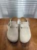 Zapatos Birkenstock, Piel Genuina, Corcho Suave, Piel de Vaca de Grano Completo, Zapatos sin Cordones para Mujer, Zuecos Planos Versátiles, Hechos a Medida