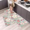Alfombra de cocina moderna y sencilla para entrega transfronteriza, alfombra para puerta de baño, alfombra resistente a las manchas para baño