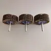 Cabezal de Lijado Cilíndrico con Mango, Disco de Aletas para Pulido y Lijado de Metal y Madera con Vástago de 6 mm, Cabezal de Lijado Eléctrico, Cabezal de Lijado de Aleación