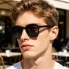 KAJILA Nuevos Lentes de Sol Cuadrados de Moda Europea y Americana 2025 para Hombre para Conducir al Aire Libre Lentes de Sol Transfronterizos para Hombre
