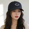 Sombrero de Gran Circunferencia de Cabeza para Mujer, Gorra de Béisbol Bordada con Letras Estilo Coreano, Unisex, Gorra Casual con Visera para Todas las Estaciones, Moderna y que Afina el Rostro