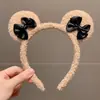 Diadema de Felpa Color Café Original y Linda para Mujer, Nuevo Modelo 2025, Diadema de Oso para Fotos de Fiesta, Accesorio para el Cabello de Diadema Ambiental