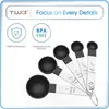 Venta Caliente de Amazon Juego de Tazas y Cucharas Medidoras de Acero Inoxidable y Plástico Set de 10 Piezas Herramientas para Hornear Utensilios de Cocina Hogar