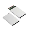 Venta Caliente Portatarjetas de Crédito Automático Pop-Up Caja para Tarjetas de Presentación Portatarjetas de Aleación de Aluminio Metálico Caja para Tarjetas Bancarias Caja Metálica Portatarjetas