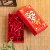 Llavero Caballo 2026 Caja de Regalo Año Nuevo Bolsa de Regalo Año Nuevo Bolsita Colgante Empaque Rojo Festivo Año Nuevo