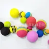 Bolas de Espuma EVA Personalizadas Bolas de Espuma Listradas Arco-Íris Bolas Macias para Prática de Golfe Brinquedos para Animais de Estimação Bolas Redondas de EVA