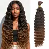 Extensiones de Cabello Sintético Rizado Profundo Europeas y Americanas Transfronterizas, Trenzas de Cabello Rizado Largo para Crochet, Cabello para Crochet