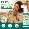 KineShineX Spray de Cuidado Bucal para Perros Spray Limpiador Dental para Mascotas Universal para Gatos y Perros Refresca el Aliento