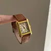 Relógio Feminino Moda Quadrado Pulseira Estudante Festa Nicho Retro Temperamento Artístico Relógio de Guangzhou Relógio de Quartzo