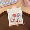Lindo juego de accesorios para el cabello, perfecto para niñas, versátil para varios peinados, incluyendo coletas gemelas, chongos infantiles y pasadores con temática de dibujos animados para el fleco