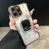 Adecuado para Oppo Reno16 Realme V20 Espejo de Maquillaje Corazón Mariposa Anticaída Galvanizado Pluma Carcasa Funda para Teléfono Móvil Venta al por Mayor