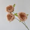 3 Rosas Artificiales Austin para Decoración de Boda, Rosas Artificiales para Arreglo de Lugar de Boda, Decoración Suave de Hotel
