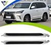 Adequado para Lexus LX570 2016-2022 com luzes LED, estribos laterais, estribos de entrada do carro