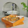 Serie de Báculos de Lujo Ligero Estilo Europeo Transfronterizo Juego de Café Plato para Comida Occidental Tazón Cuchara Porcelana Fina Platos para Bocadillos de Té de la Tarde Plato de Cuerda