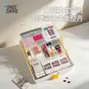 Caja de Almacenamiento Portátil BNBS para Herramientas de Uñas con Múltiples Compartimentos para Organizar Accesorios de Uñas y Puntas de Uñas