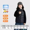 Tutu Elefantinho Roupas Infantis Jaqueta de Penas para Meninas 2026 Inverno Nova Jaqueta de Penas Leve para Crianças Uniforme Escolar Essencial para o Calor