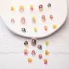 Nuevos Accesorios para Uñas de Dibujos Animados de la Princesa Elsa Niña Linda Sirena Accesorios para Uñas Pasador de Diamante Accesorios DIY
