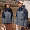 Roupa de assalto para atividades ao ar livre três em um veludo outono e inverno destacável roupa de montanhismo masculina e feminina casaco de alta qualidade para trabalho personalização