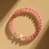 Pulsera de Turmalina Arcoíris Ultra Fina para Mujer, Cuentas Redondas, Pulsera de Jade Hetian, Piedras Preciosas de Colores, Joyería de Estilo Étnico