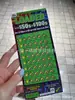 Boletos de Lotería Personalizados Rasca y Gana para Países Extranjeros, Antifalsificación y Antifiltración de Luz, Impresión Personalizada de Boletos de Lotería de Papel Negro de Núcleo Alto Grado Holográfico
