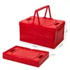 Caja de Regalo para Reunión Anual, Estilo Navidad y Año Nuevo, Caja de Almacenamiento Plegable, Caja de Regalo, Caja de Camping, Caja de Regalo Estilo IP, Cesta de Compras Portátil