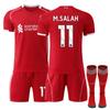Liverpool 2025-26 Home No. 11 Salah Jersey Não. Conjunto de Uniforme de Futebol 7 Wirtz 9 Isak para Homens