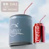 Cubo de basura para uso doméstico, tipo pedal con tapa, contenedor de almacenamiento para sala de estar y dormitorio, papelera para baño, cubo de basura doméstico Coca-Cola, gran capacidad