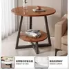 Mesa de centro para sala de estar, mesa auxiliar móvil para sofá, diseño simple y moderno, adecuada para apartamentos de alquiler, mesa mini estilo nórdico, ideal para espacios pequeños