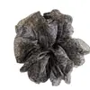 Scrunchie Grande Estilo Coreano de Luxo Leve com Estampa de Leopardo, Estilo Fofo e Relaxado para Acessório de Cabelo de Rabo de Cavalo Baixo