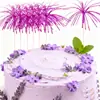 Espetos de Fogos de Artifício Estendidos para Festas Havaianas, Lantejoulas com Franjas, Espetos Descartáveis para Bandeja de Frutas e Pratos Frios