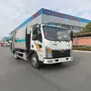 El contenedor sellado hidráulicamente de 6 lados del camión de basura se puede conectar a la estación de basura para la sanidad municipal y la recolección de residuos domésticos