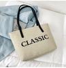 Bolso de lona de gran capacidad para mamá, bolso de compras de mano, bolso de hombro informal, bolso de mujer al por mayor, novedad de 2022