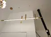 Lámpara Colgante Minimalista Nórdica, Luz Única Larga de Diseñador Artístico para Restaurante, Recepción, Barra de Bar, Encimera de Isla