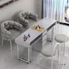 Mesa de Manicura Estilo Crema Set de Mesa y Silla para Manicura Estilo Japonés Individual Doble Manicura Accesible Lujo Popular Ins Salón de Uñas