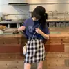 Camisetas a juego para hermanas para mujer 2026 Nuevo estilo Manga corta Súper populares Holgadas de longitud media Cortas Atuendos para mejores amigas 911