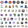 Una variedad de 50/100 pegatinas cósmicas de estrellas y astronautas para tazas, pegatinas decorativas impermeables, pegatinas para diario de mano de niños