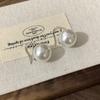 Aretes de Perlas de Alto Brillo, Modernos y Versátiles, Aretes Simples, Estilo Ins, de Alta Gama, Nicho, Lujo Ligero, Aretes Amigables para las Orejas, Elegantes