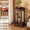 Estante para flores de balcón, estantería de pie para sala de estar, soporte para flores de madera no maciza de varios niveles, estante de exhibición para plantas de bonsái de interior